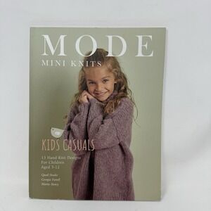 MODE Mini Knits Kids Casuals 13 Hand Knit Design Patterns for Children Booklet
